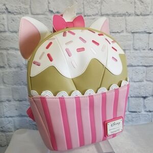 Loungefly Aristocats Marie Kitten Cupcake Sprinkles Disney Mini Backpack Bag New